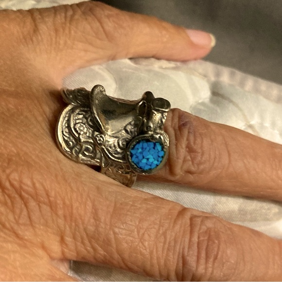 Vintage Western Horse Saddle Ring - Picture 8 of 8